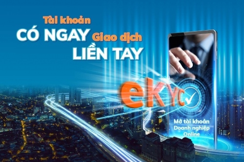 Mở tài khoản doanh nghiệp trực tuyến xác thực điện tử ngay trên website Sacombank