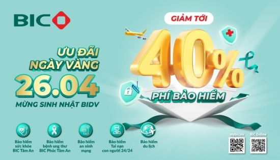 BIC triển khai chương trình khuyến mại lớn nhất trong năm