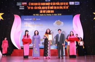BAOVIET Bank đạt top 100 sản phẩm tốt nhất cho gia đình, trẻ em năm 2018