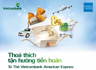 Thẻ tín dụng Amex được hoàn đến 8% tiền giao dịch