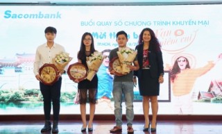 Gần 800 khách hàng trúng thưởng ở Sacombank