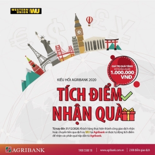 “Kiều hối Agribank, Tích điểm – Nhận quà”