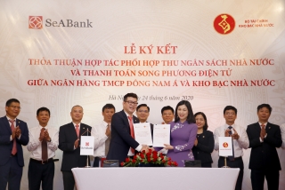 SeABank và Kho bạc Nhà nước phối hợp thu NSNN và thanh toán song phương điện tử