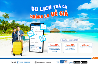 Chủ thẻ tín dụng quốc tế Sacombank được hưởng nhiều ưu đãi  khi đi du lịch