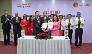 Kho bạc Nhà nước phối hợp với Techcombank về thu ngân sách và thanh toán điện tử
