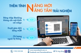 Ngân hàng điện tử Sacombank thêm nhiều tính năng mới