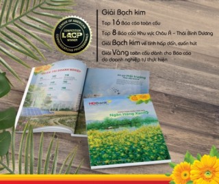 Báo cáo thường niên HDBank đạt giải Bạch kim