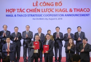 Thủ tướng dự Lễ công bố hợp tác chiến lược của HAGL và THACO