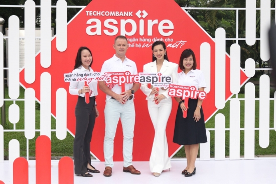 Techcombank Aspire - Thương hiệu tài chính cho Thế hệ ‘Why Not?’