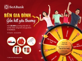 Cơ hội nhận bộ trang sức vàng AJC khi gửi tiết kiệm tại SeABank