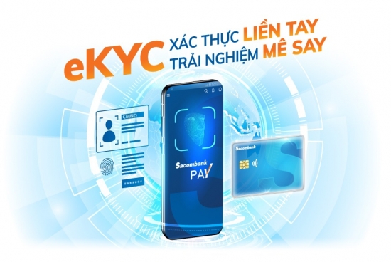 Xác thực danh tính trực tuyến và mở tài khoản giao dịch ngay trên Sacombank Pay