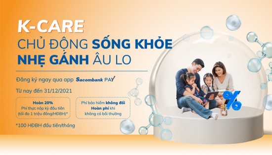 Sacombank và Dai-ichi Life Việt Nam ra mắt sản phẩm bảo hiểm bệnh ung thư trên ứng dụng Sacombank Pay