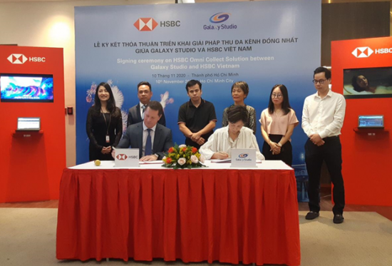 HSBC Việt Nam cung cấp giải pháp thu đa kênh cho Galaxy Studio