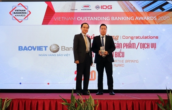 BAOVIET Bank lần thứ hai đạt giải sản phẩm dịch vụ sáng tạo tiêu biểu