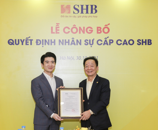 SHB bổ nhiệm ông Đỗ Quang Vinh làm Phó Tổng Giám đốc
