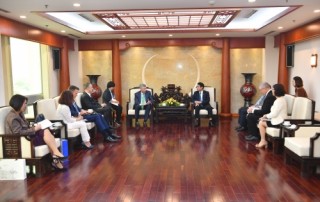 Vietcombank làm việc với đoàn lãnh đạo cấp cao Tổ chức thẻ quốc tế Visa