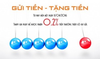 Sacombank tặng tiền cho khách gửi tiết kiệm