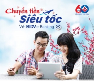 Nhiều ưu đãi khi sử dụng dịch vụ chuyển tiền siêu tốc của BIDV