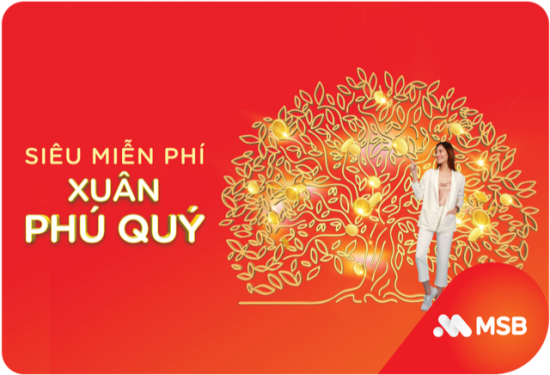 MSB tặng vàng, tiền mặt cho khách hàng dịp Tết