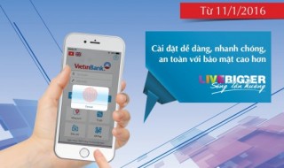 Đăng nhập VietinBank iPay bằng vân tay chỉ mất 1 giây