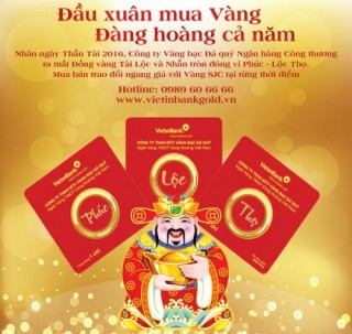 VietinGold & Jewellery ra mắt sản phẩm đồng vàng Tài Lộc