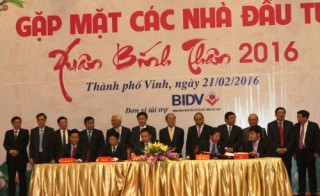 BIDV dành hơn 9000 tỷ đồng cho các dự án tại Nghệ An