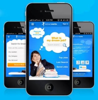 VietnamWorks ra mắt ứng dụng tìm việc trên điện thoại di động