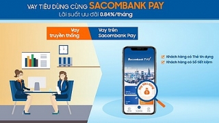 Vay tiêu dùng cùng Sacombank Pay với lãi suất ưu đãi chỉ 0,84%/tháng