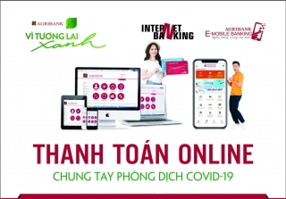 Agribank cung cấp nhiều giải pháp thanh toán không dùng tiền mặt