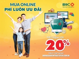 Tiết kiệm tới 20% khi mua bảo hiểm trực tuyến