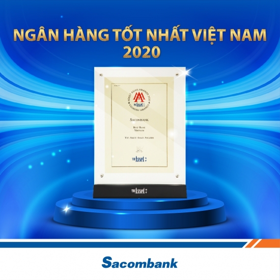 Sacombank lần thứ 4 nhận giải “Ngân hàng tốt nhất Việt Nam”