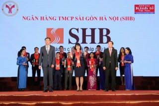 SHB lần thứ 9 được vinh danh thương hiệu mạnh