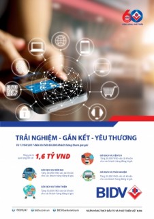BIDV tặng quà cho khách hàng tham gia gói dịch vụ