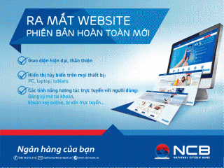 NCB ra mắt website phiên bản mới