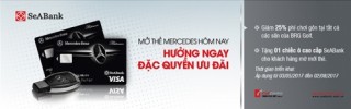 SeABank ưu đãi cho khách mở thẻ Mercedes Platinum