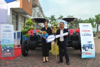 Thaco xuất xưởng máy kéo nông nghiệp
