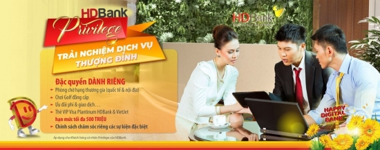 HDBank ra mắt chương trình toàn diện chăm sóc khách hàng VIP