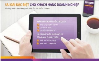 TPBank miễn phí chuyển tiền cho doanh nghiệp