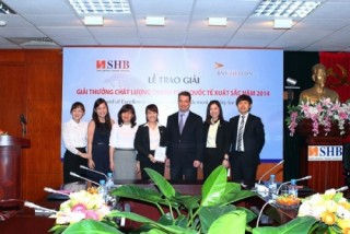 SHB lần thứ 5 nhận giải thanh toán quốc tế xuất sắc