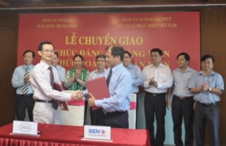 Chuyển giao Đảng bộ MHB về BIDV