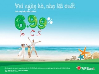 VPBank cho vay thế chấp chỉ từ 6,99%