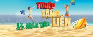 Hoàn tiền lên đến 1 triệu đồng với thẻ tín dụng VPBank StepUp mở mới