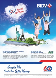 Cơ hội trúng iPhone 7 khi nhận tiền kiều hối qua BIDV