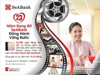 SeABank dành 23.000 quà tặng khách hàng dịp sinh nhật