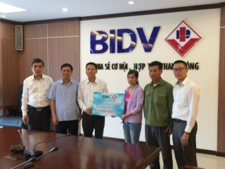 BIC chi trả bồi thường cho khách hàng tại Hải Dương