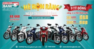 “Hè rộn ràng - Ngập tràn quà tặng” với Kienlongbank