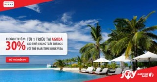Vi vu hè và nhận hoàn tiền đến 1 triệu đồng cùng Maritime Bank