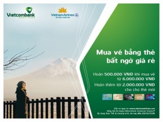 Cơ hội hoàn 100% giá trị giao dịch mua vé trên website của Vietnam Airlines