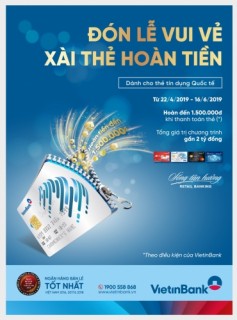 Đón Lễ vui vẻ - Xài thẻ hoàn tiền