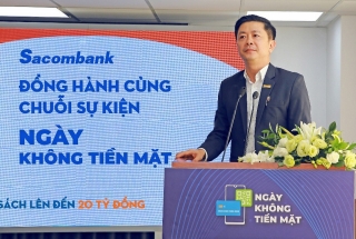 Sacombank đồng hành cùng chuỗi sự kiện 'Ngày không tiền mặt'